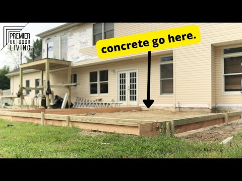 Forming For A Concrete Slab - INSANE Backyard Pt 3