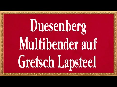 Duesenberg Multibender auf Gretsch Lapsteel installieren