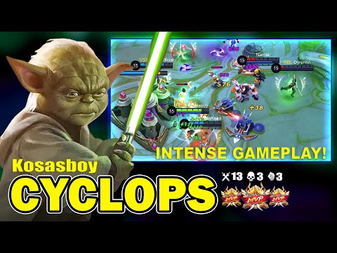 9600+ Matches Cyclops intense gameplay!   Top 1 Global Cyclops by Kosasboy - Mobile Legends