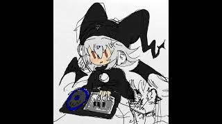 Cover art for an agressive breakcore mix to stay awake