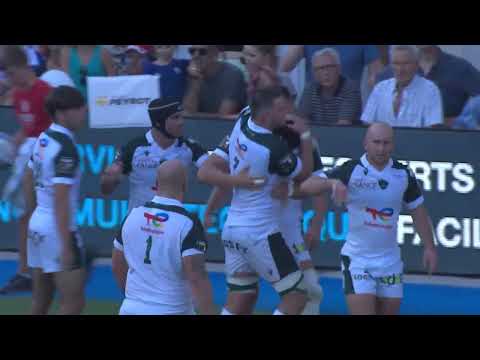 TOP 14 - Essai de Jack MADDOCKS (SP) - Castres Olympique - Section Paloise - Saison 2023-2024