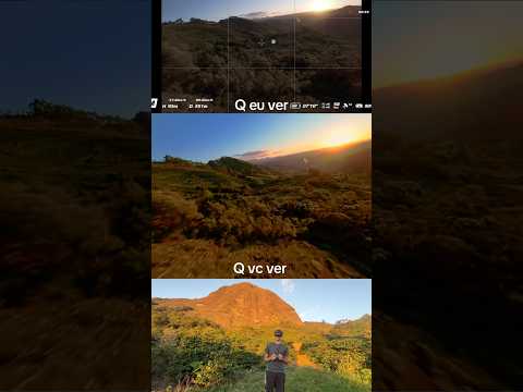Pico do Cruzeiro Ervalia Minas Gerais, por do Sol incrível com DJI Avata 2 Dive no montanha modo FPV