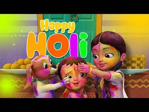 Holi Bengali Song | Bengali Rhymes for Children | Infobells