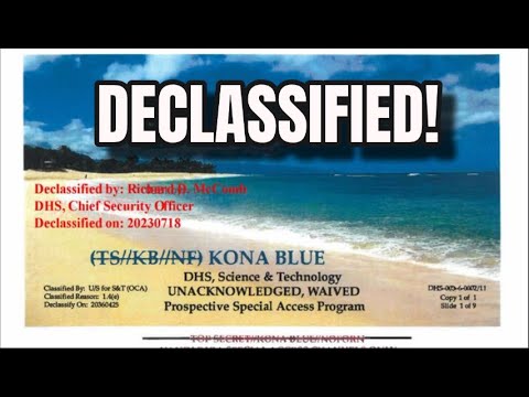 AARO declassifies KONA BLUE project. CONSCIOUSNESS steering ships?!