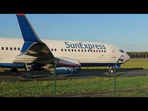 SunExpress TC-SOV Weeze Airport (EDLV, NRN) || Waving FO 8K