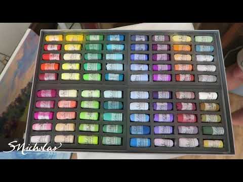 S Nicholas Signature "Earth, Water, Sky" Richeson Hand-Rolled Soft Pastel 80 Set