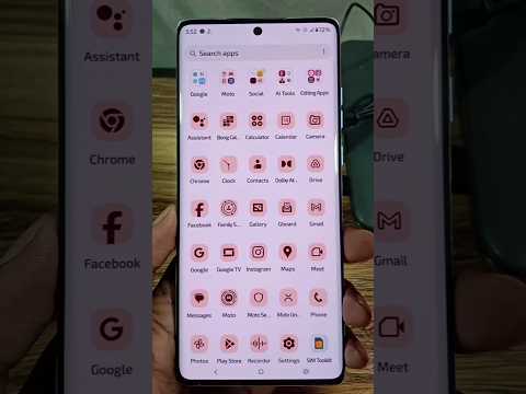 How to Apply Themed Icons in Motorola Phone | Beta Version | Material You