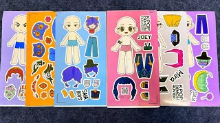 KPOP ASMR Sticker Book | Huntr/X Saja Boys Demon Hunter Edition #KPopDemonHunters #HUNTRX #SajaBoys