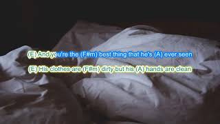 Lay Lady Lay by Bob Dylan play along with scrolling guitar chords and lyrics