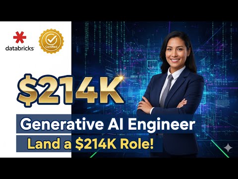Databricks Certified Generative AI Engineer Associate (2026) — How to Land a $214K AI Role!