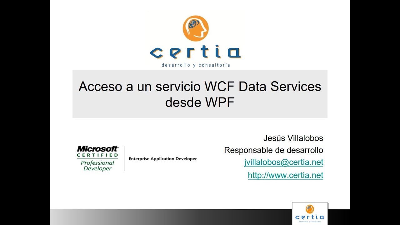 Acceso a un servicio WCF Data Services desde WPF
