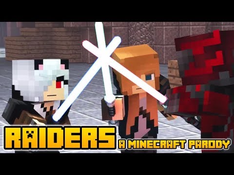 Minecraft Song and Videos "RAIDERS" - MINECRAFT PARODY OF CLOSER BY THE CHAINSMOKERS (Lyrics)