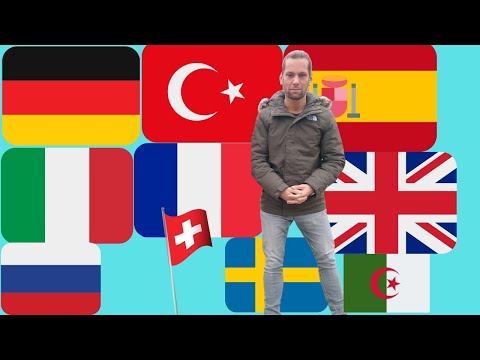 Me speaking 9 languages at different levels