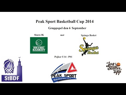 Skuru IK (P01) mot Spånga Basket - 2014-09-06