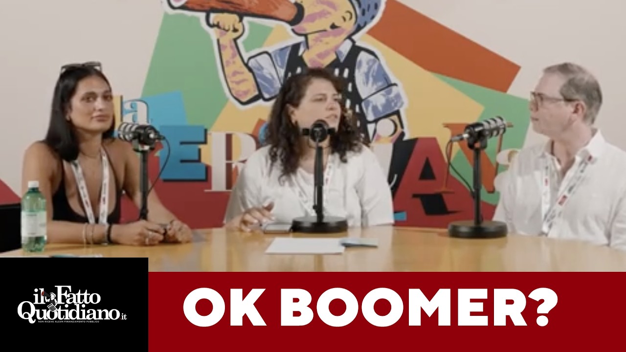 Ok Boomer e Gen Z, lo speciale dalla festa del Fatto, con Virginia Della Sala