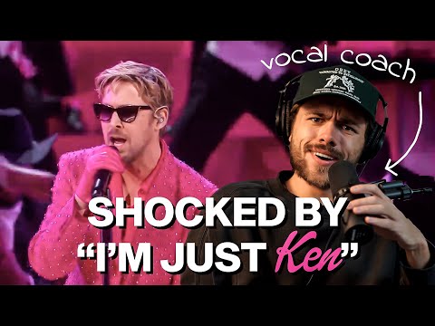 Vocal Coach Reacts to "I'm Just Ken" LIVE at the OSCARS
