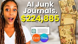 How to Make Junk Journal Printables | Easy AI Tutorial for Etsy Digital Product Sellers