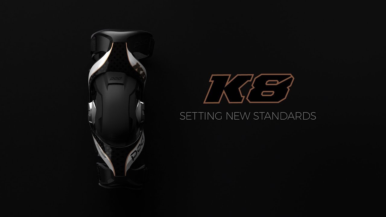 POD Active K8 2.0 Knee Braces - Black Video