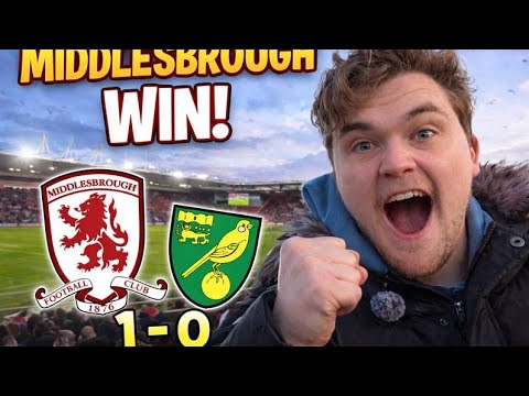 THE RIVERSIDE IS ROCKING! 🔴 | Middlesbrough 1-0 Norwich | Are they GOING UP!?!