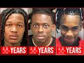 Rappers Longest Prison Sentences Ksoo Glokk9ine YNW Melly Tay K
