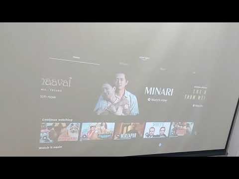 YouTube video about: How do I watch amazon prime on my projector?