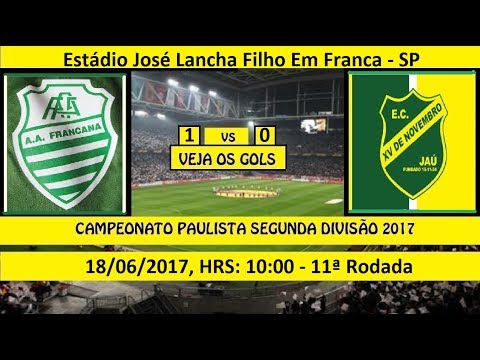 CAMPEONATO PAULISTA SEGUNDA DIVISÃO 2017 FRANCANA...