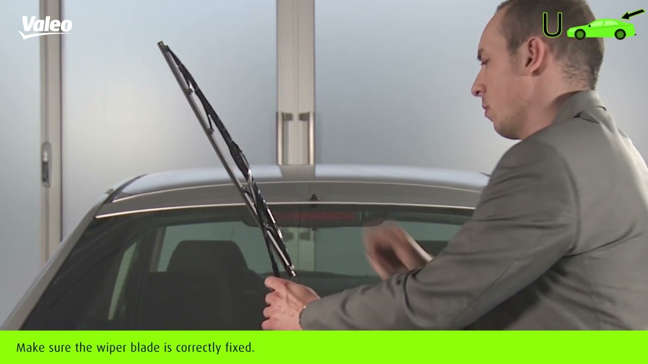 Valeo Wiper Blade "How to Fit" guide for Conventional Rear U