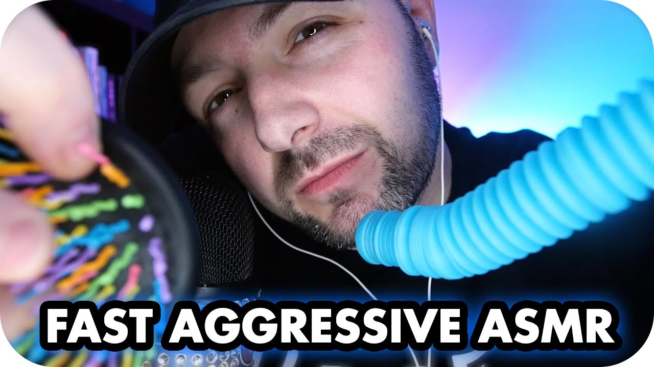 ASMR 10 Intense Fast Aggressive Scratching Triggers