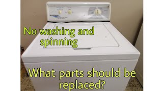 Speed Queen automatic washer not washing and spinning
