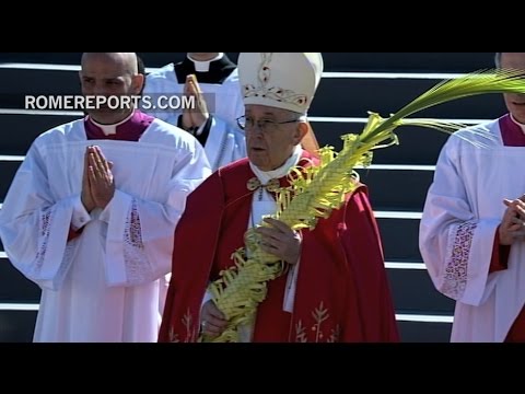Conoce el taller español que hace las palmas de Semana Santa para el Papa Francisco