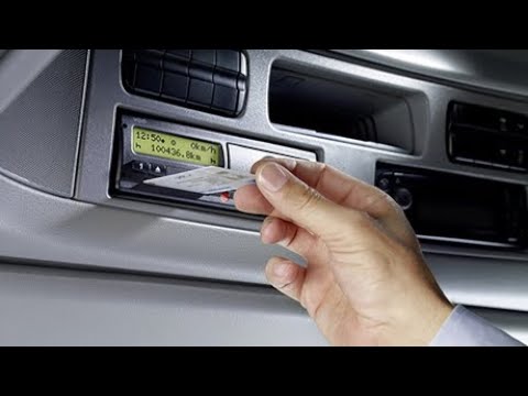Tutorial tachigrafo- come inserire e estrarre la carta del conducente sul cronotachigrafo digitale