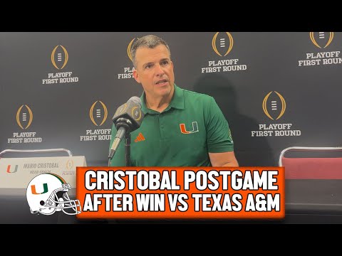 Mario Cristobal Postgame Press Conference After Win Over #7 Texas A&M
