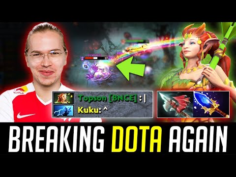 TOPSON breaking DOTA again with his ENCHANTRESS - "ALLSTAR GAME" DOTA 2