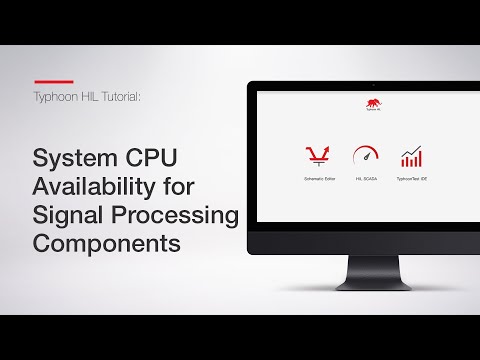 System CPU Availability for Signal Processing Components | 2021.4 Release Tutorial
