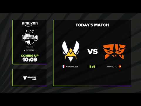 Vitality.Bee vs Fnatic TQ @ EU Masters Čtvrtfinále | BO5