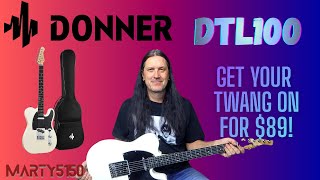 Donner DTL100 - Get Your Twang On For Under $100! - Unboxing - Review - Demo