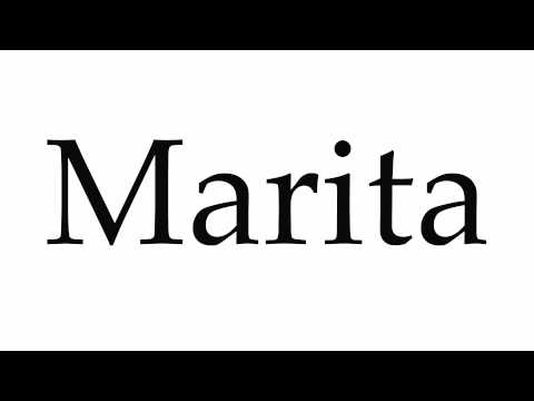 How to Pronounce Marita