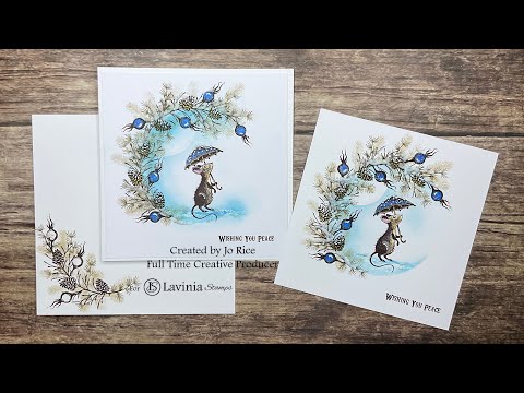 Story Time with Thistlewhisk by Jo Rice #laviniastamps #christmascard #cardmakingvideo 