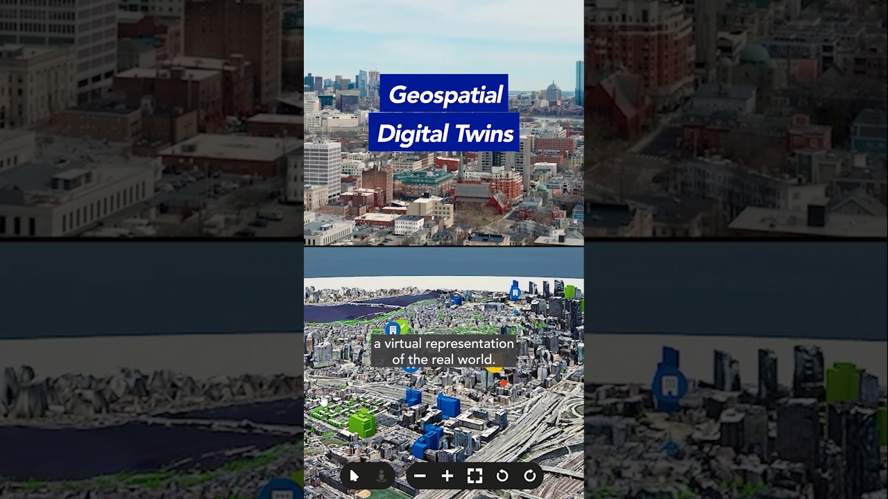 How GIS Powers Digital Twins #digitaltwin #gis #esri