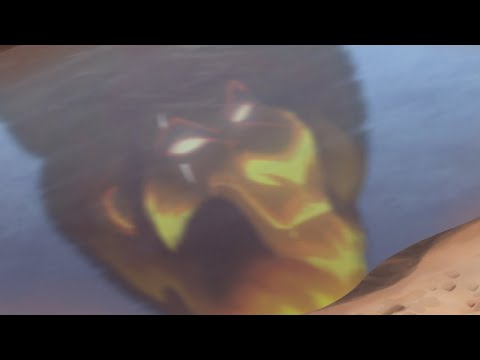 Scar appears in Water-The Lion Guard:Friends to the End