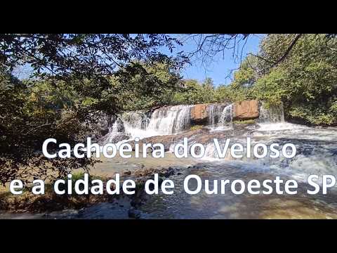 Cachoeira do Veloso e a cidade de Ouroeste - SP (Veloso Waterfall and the city of Ouroeste)