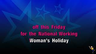 National Working Woman's Holiday - Sammy Kershaw (KARAOKE)