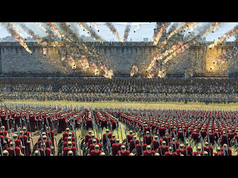 Epic SPARTA Conquest of ATHENS (30K MEN - Land Battle & Siege) - Total War ROME 2