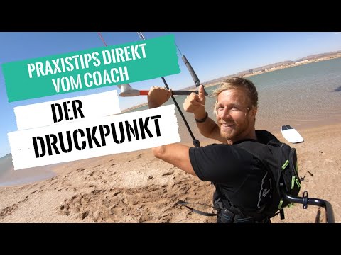Kitesurfen lernen - Wie du den Druckpunkt nutzt damit dein Kite immer die richtige Power hat