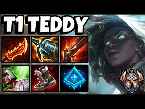 T1 Teddy SENNA ADC vs KAISA - Ranked Korea Patch 11.10 ✅