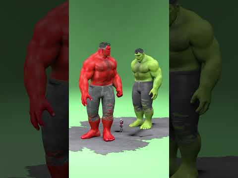 antman vs  red hulk..😱 #shorts