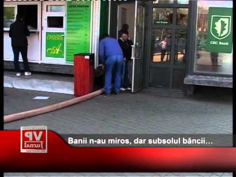Banii n-au miros, dar subsolul băncii…
