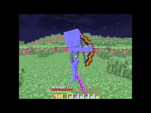 Minecraft botania Let's Play episode 4 cutting  trees & generating flora