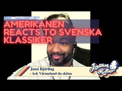 Amerikanen Reacts to Svenska Klassiker: Jussi Björling - Ack Värmeland du sköna