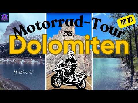 Motorrad-Tour Südtirol Teil 1 | Lavazè Pass, Lago di Alleghe & Giau Pass